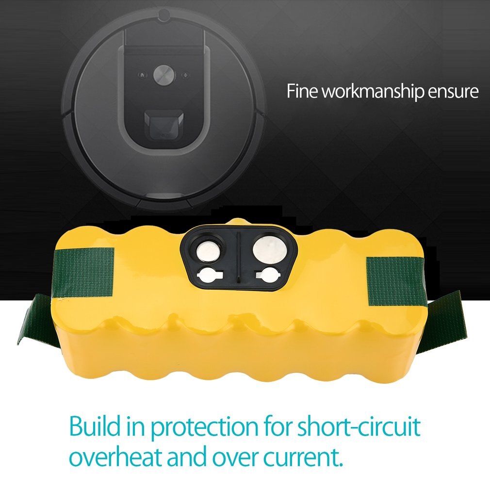 14.4V Ni-MH Vacuum Cleaner Rechargeable Battery Pack Suitable for Irobot Roomba Vacuum Cleaner Parts