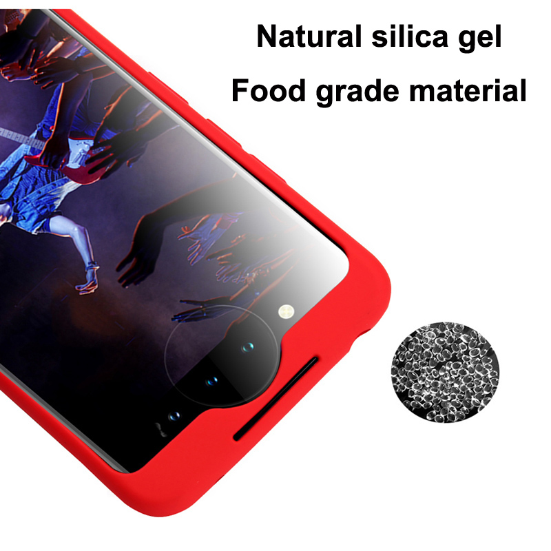 NEX2 natural silicone Case for Vivo NEX 2 Case 6.39'' Anti-shock Contrast Back Cover 2-Screen for VIVO Nex 2 Nex2 Cover