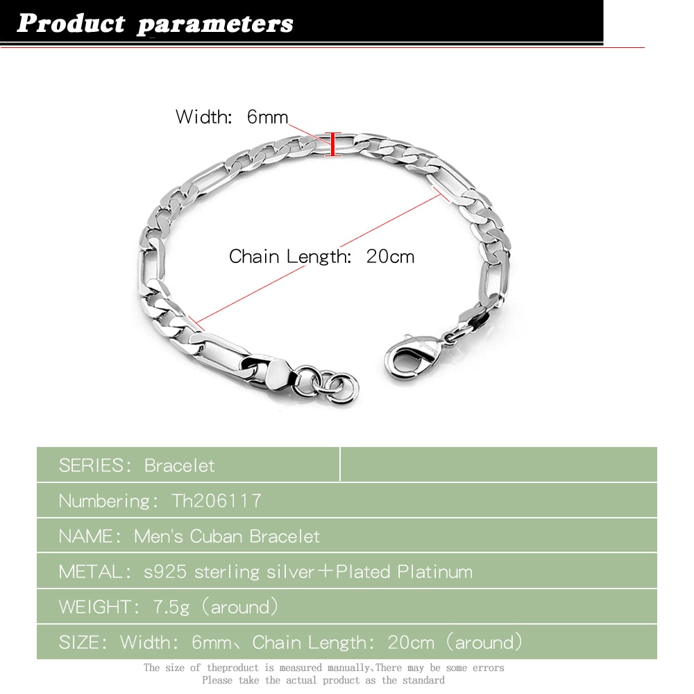 100%  sterling sølv armbånd herre smykker solid sølv kjeder menn armbånd armbånd menn og gutter sjarm armbånd armbånd