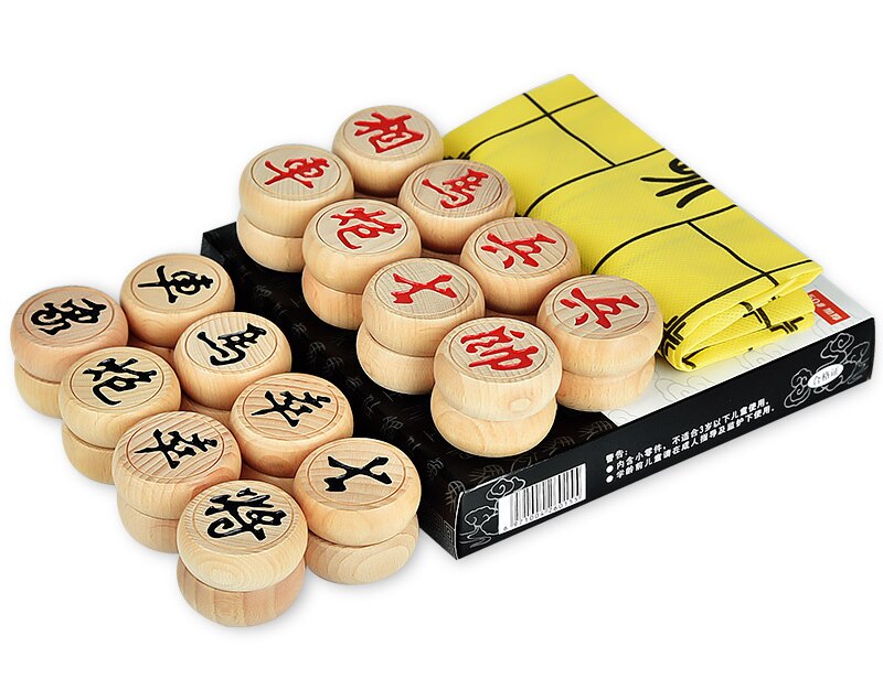 chinese traditional set wooden table chess chinese chess games resin chessman christmas birthday premium entertainme