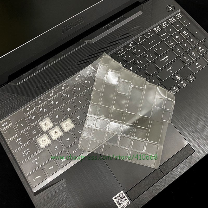 Housse de clavier en TPU transparent, pour pc portable ASUS TUF Gaming F15 FX506 FX506LI FX506LH FX506IV / Asus TUF F17 FA706 FX706LI FX706