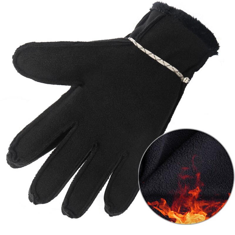 xiaomi Winter warm gloves Silicone touch screen zipper plus velvet outdoor sports riding ski windproof waterproof men women