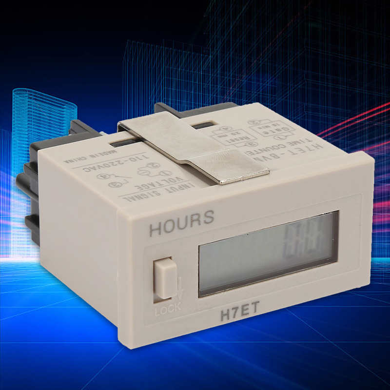 Elektrische Zähler AC 110-220V H7ET BVM Digitale Elektrische Zähler Zähler mit 6 Ziffer LCD Anzeige Contador Digital
