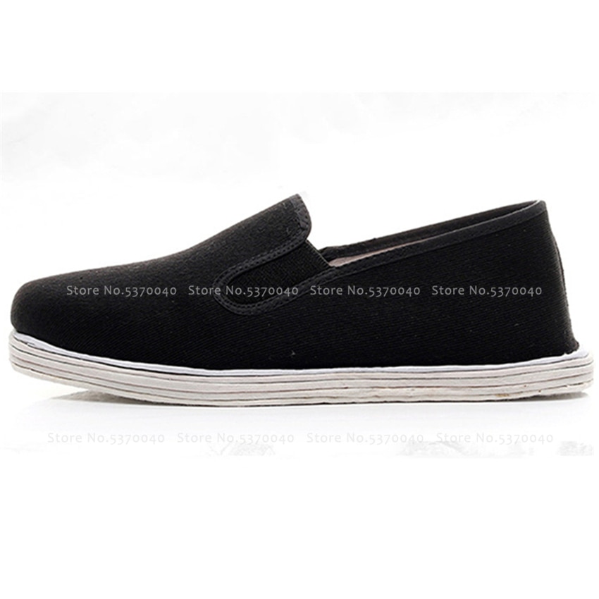 Chinese Beijing Doek Schoenen Ace Krijgskunsten Bruce Lee Traditionele Retro Sandaal China Stijl Kung Fu Tai Chi Rubberen Zool slippers