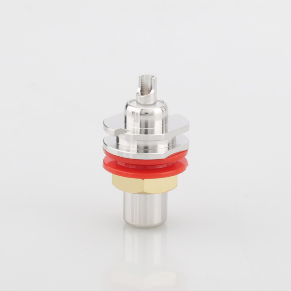 Oi-end ródio chapeado não solda rca soquete conector para cd player amplificador