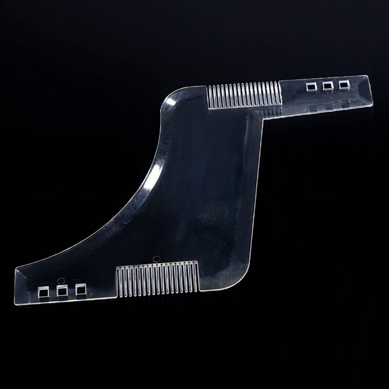 Beard Styling Template Stencil Beard Comb for Men Lightweight and Flexible Fits All-In-One Tool Beard Shaping Tool: 3
