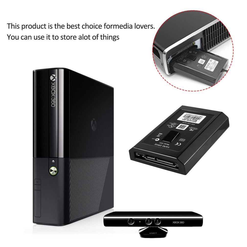 Xbox 360, juego de consola, disco duro para xbox 360 slim, 60GB