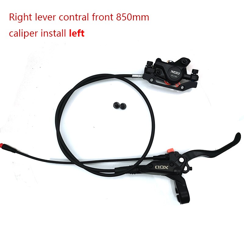 E-Bike Scooter Hydraulic Disc brake Set Electric bike Ebike 2pin plug cut power off Bicycle oil Brakes left right front rear: RF