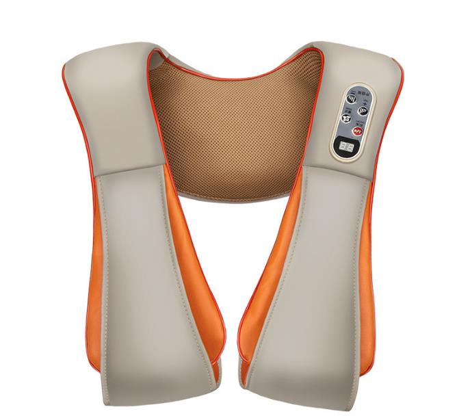Masajeador de cervicales y cuello Shiatsu, rodillo eléctrico de Chal, dispositivo de calor Manual, máquina para el hogar, China