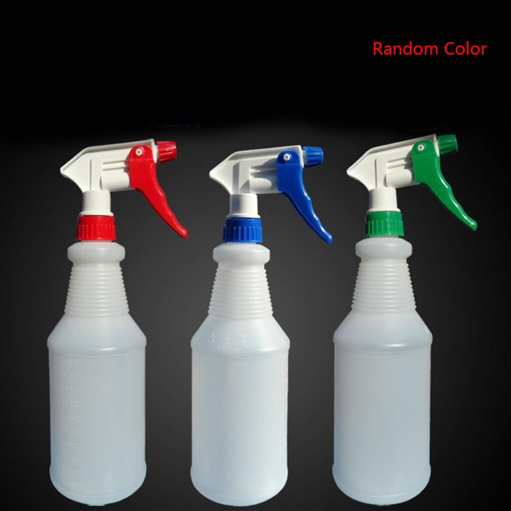 Thicken Plastic Spray Bottles Leak Proof 500ML Scale Line Watering Can for Gardening Color Random