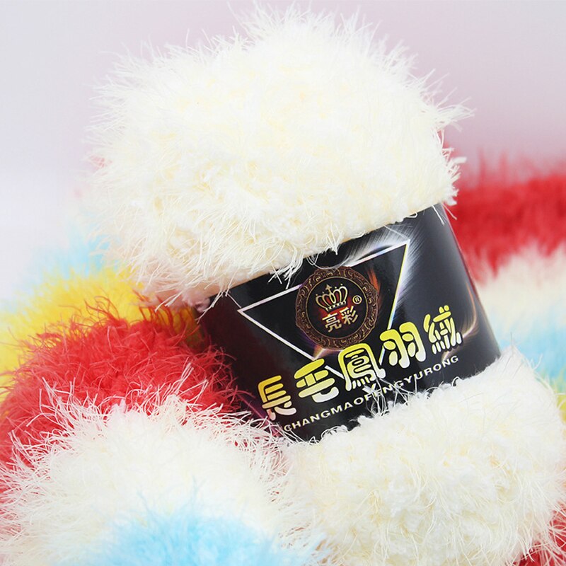 Kasjmier Garen Faux Fur Draad Langharige Wollen Draad Phoenix Down Hand-Gebreide Nertsen Beneden Garen Diy Trui sjaal Accessoires