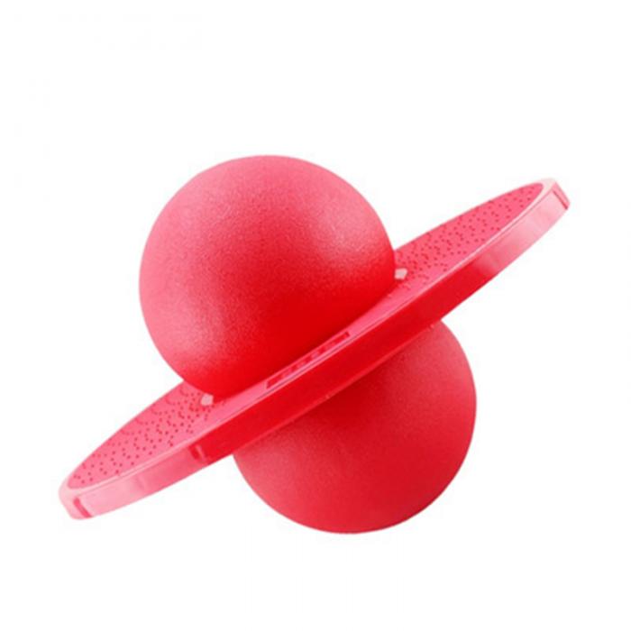 Flip-style Bouncing Ball Jumping Bounce ball Fitness Ball Rock Hopper Pogo High Bounce Space Balance Jump Board Balls: Red