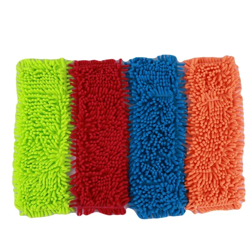 2 Stuks Dweil Hoofd Vervanging Huis Schoonmaak Pad Huishoudelijke Stof Mops Chenille Hoofd Vervanging Geschikt Voor Schonere Gereedschappen Aankomst