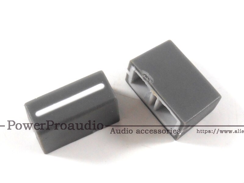 20pcs/lots Channel Crossfader Fader Cap Knob For RANE 56 RANE TTM56 TTM 56s(Gray)