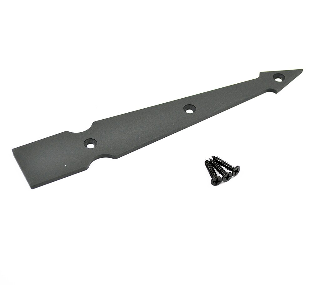 DIYHD 206mm puerta corredera de Granero hardware decorativo Puerta de Granero losa larga recta bisagra falsa
