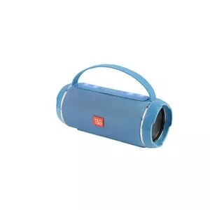 20W portable bluetooth speakers TG116C outdoor stereo subwoofer bass wireless mini column speaker with USB TF FM radio AUX MP3: blue