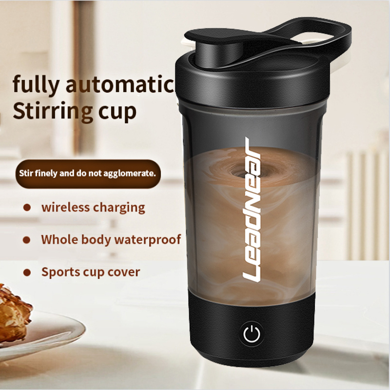 Xiaomi Self-Stirring Shaker Cup USB Charging Shaker Cup for Protein Shake Meal Replacement Shake Portable Sport Mixing Cup 450ml: Dull