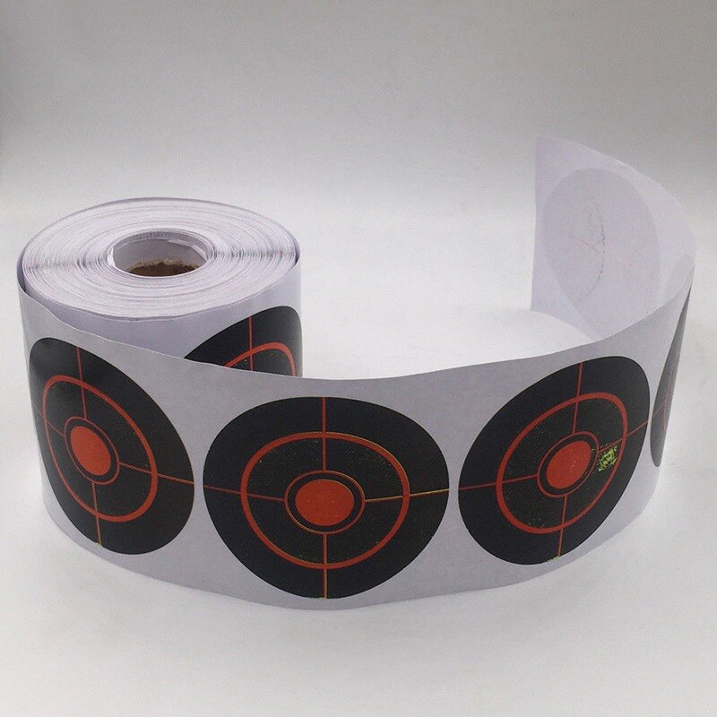 250 pces/rolo diâmetro 7.5 cm splatter alvo tiro prática adesivos definir novo: Default Title