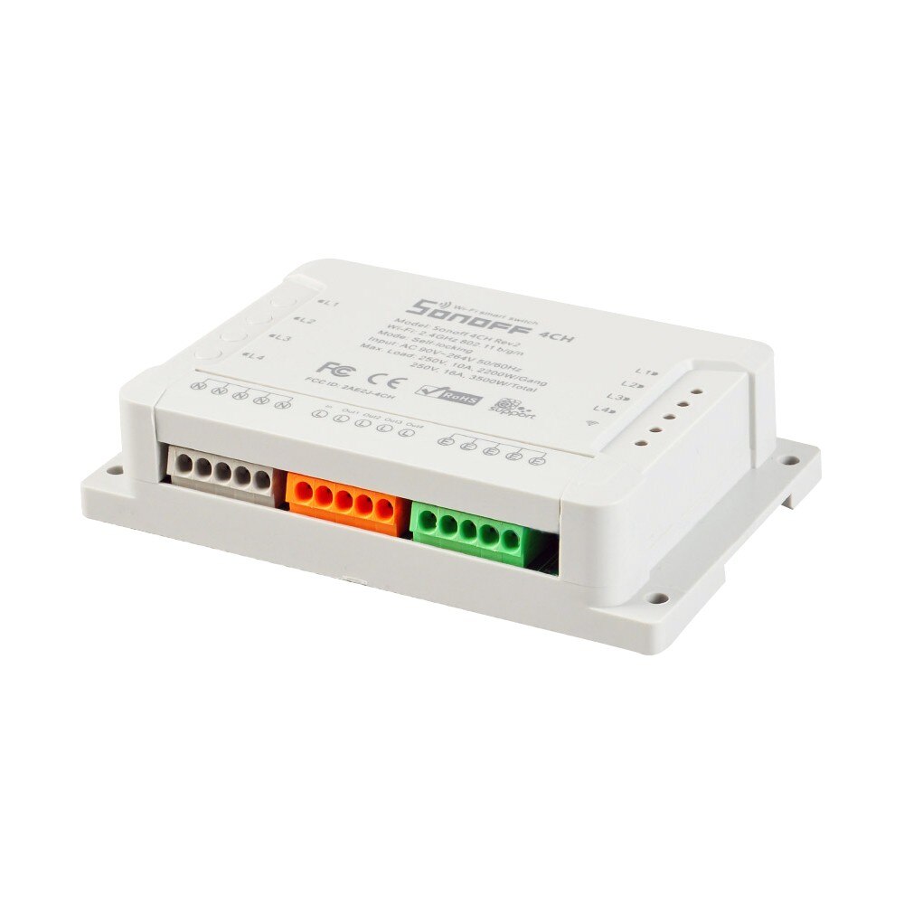 SONOFF 4 Channels Din Rail Mounting WiFI Switch