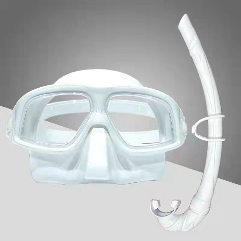 Máscara de buceo Espejo de superficie de buceo libre lente antiniebla de alta definición equipo de máscara de snorkel