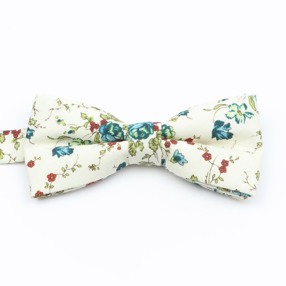 Nuevos pajaritas florales coloridas, corbatas de pajarita con estampado de algodón a la para niños, trajes de de boda para niños, corbatas de mariposa