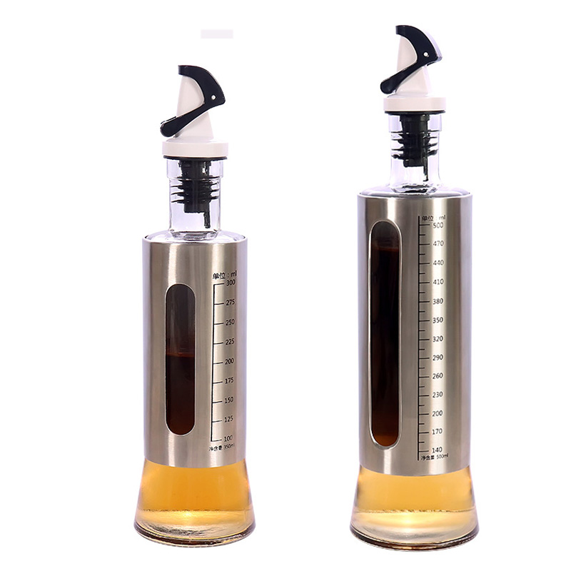 YOMDID Oil Bottle Soy Sauce Olive Oil Vinegar Seasoning Pot Leak Proof Sealed Condiments Storage Bottle Kitchen Tool