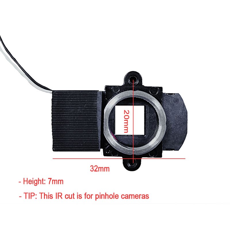 HD M12 IR skaleczenie obiektyw otworkowy IR skaleczenie filtr podczerwieni ICR uchwyt robić mocowania obiektywu, podwójny filtr, dzień noc przełącznik, DC3V-DC8V