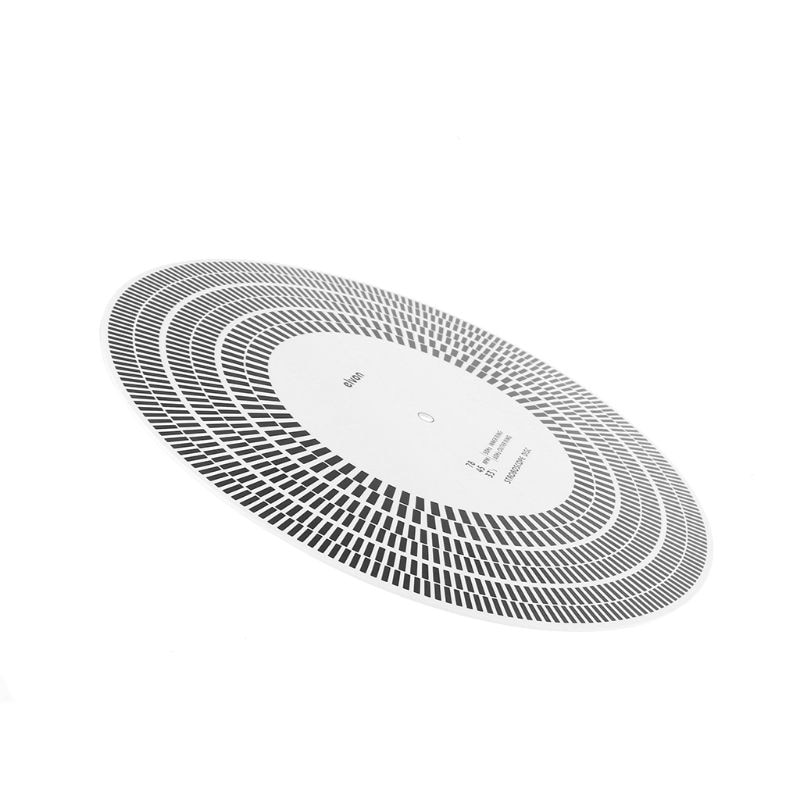 LP Vinyl Record Turntable Phono Tachometer Calibration Strobe Disc Stroboscope Mat 33 45 78 RPM R2LC