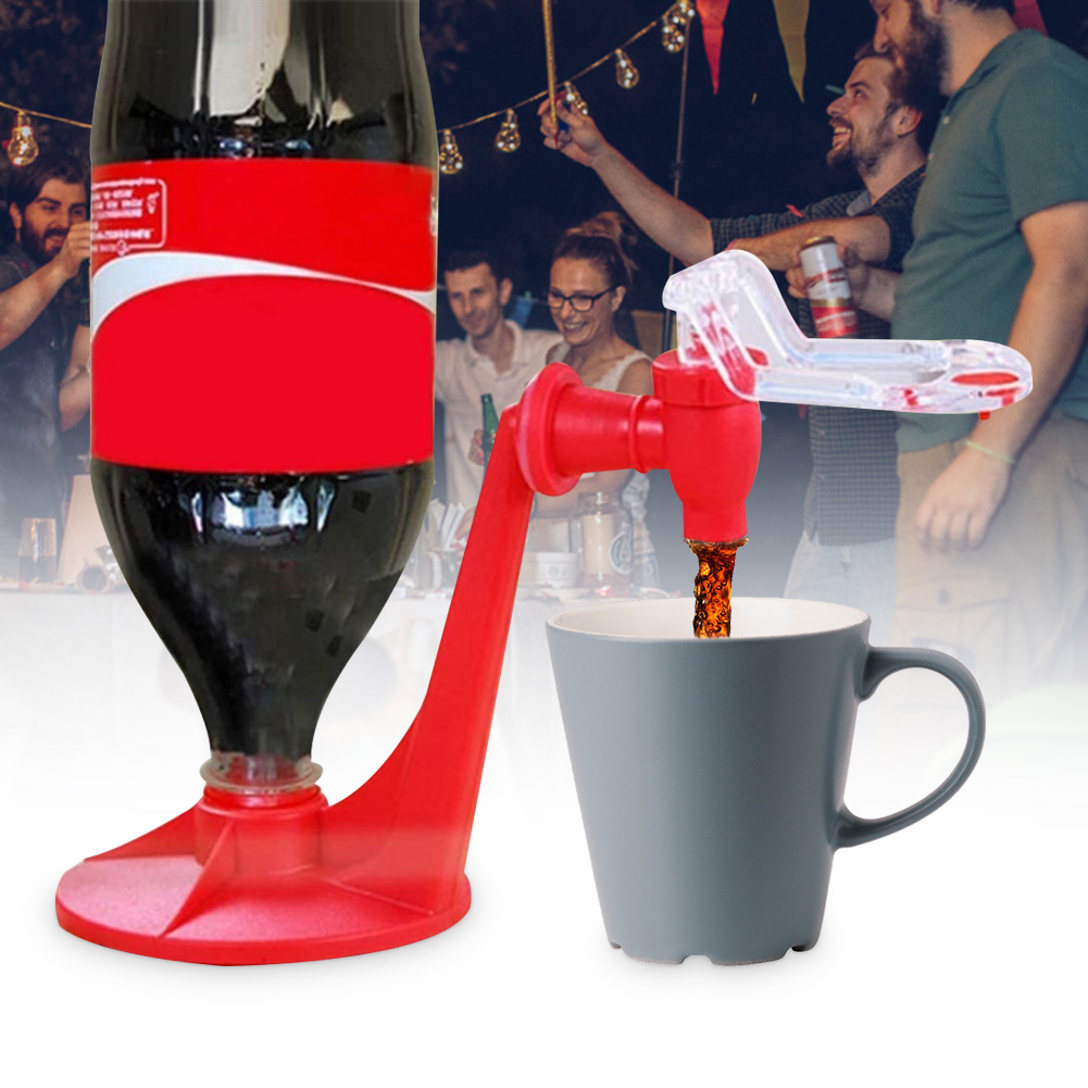Distributore di Soda bottiglia di coca cola bevanda gassata invertita capovolta macchina per l'erogazione di acqua potabile Home Party Pub Bar Drinkware