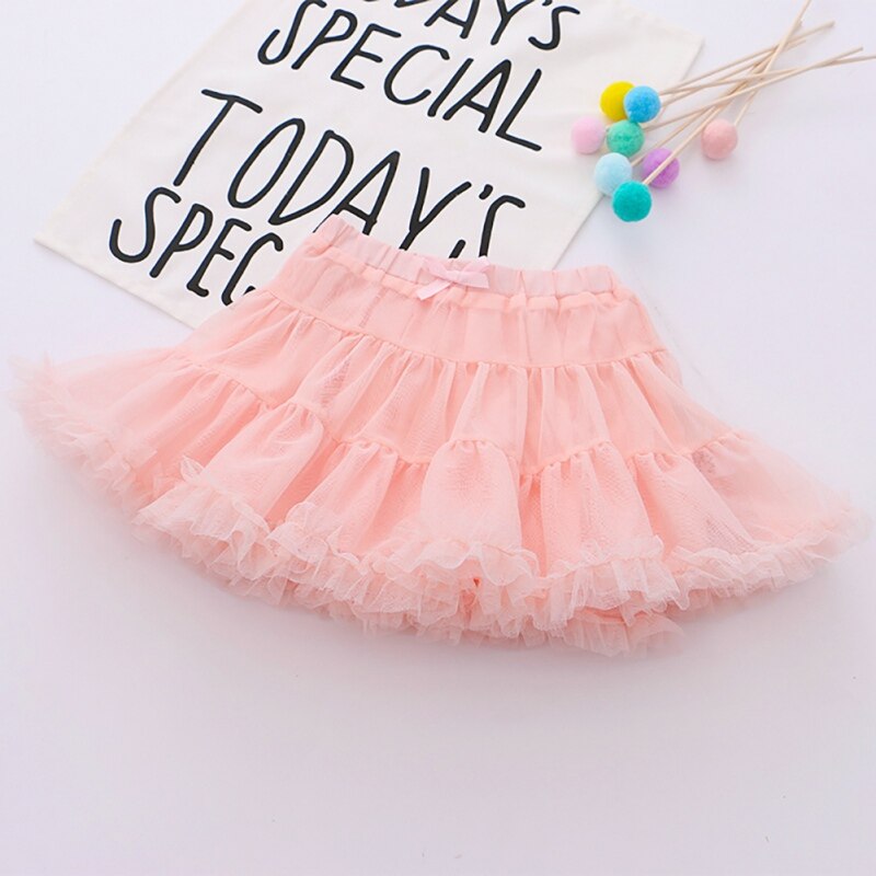 Children's Summer Lovely Girl Skirt Little Girl Casual Skirt Net Gauze Wild Pettiskirt Kids Skirts Clothing