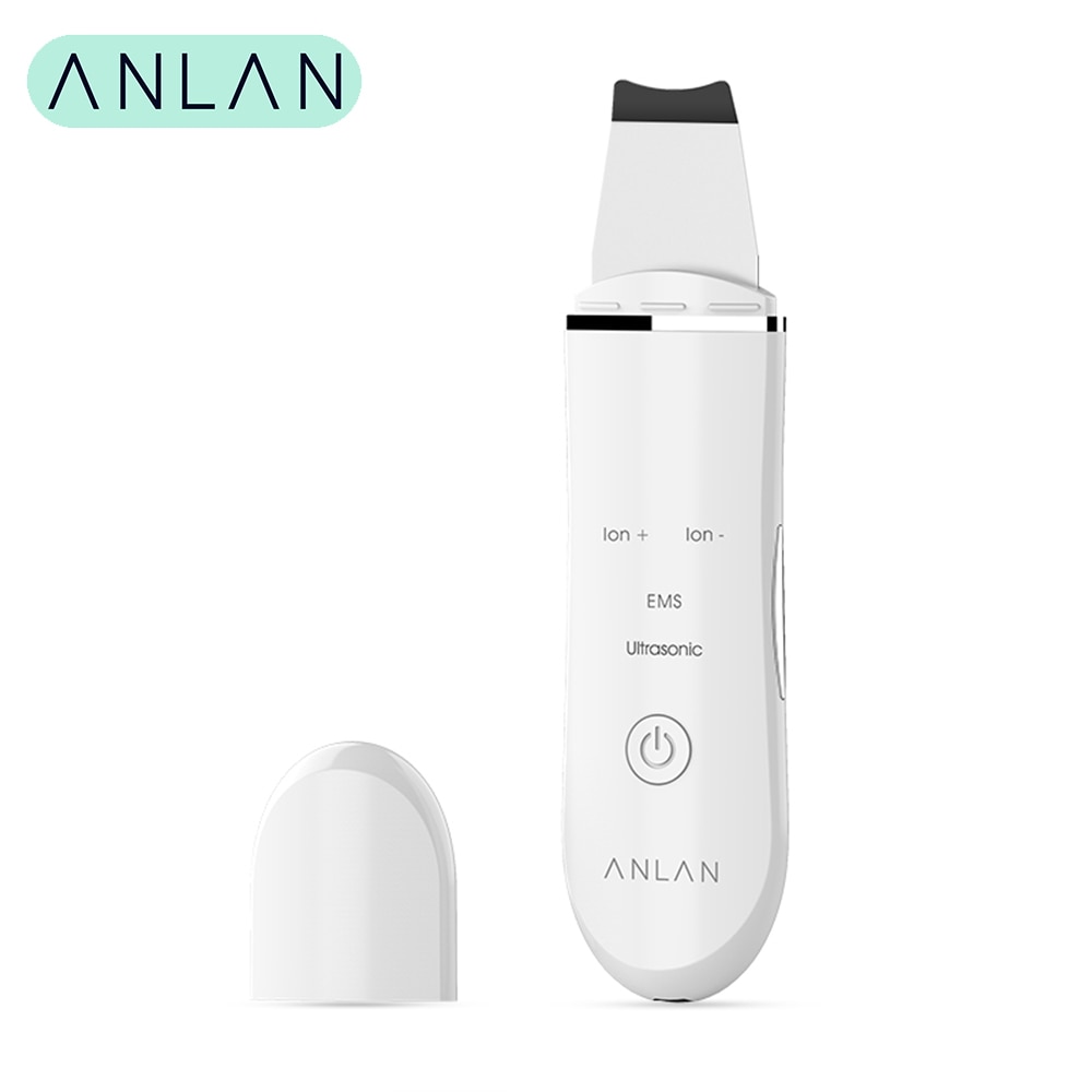 ANLAN Ultrasonic Skin Scrubber Facial Clean Machine Vibration Cleansing Removal Blackhead Exfoliating Rechargeable skin scrubber