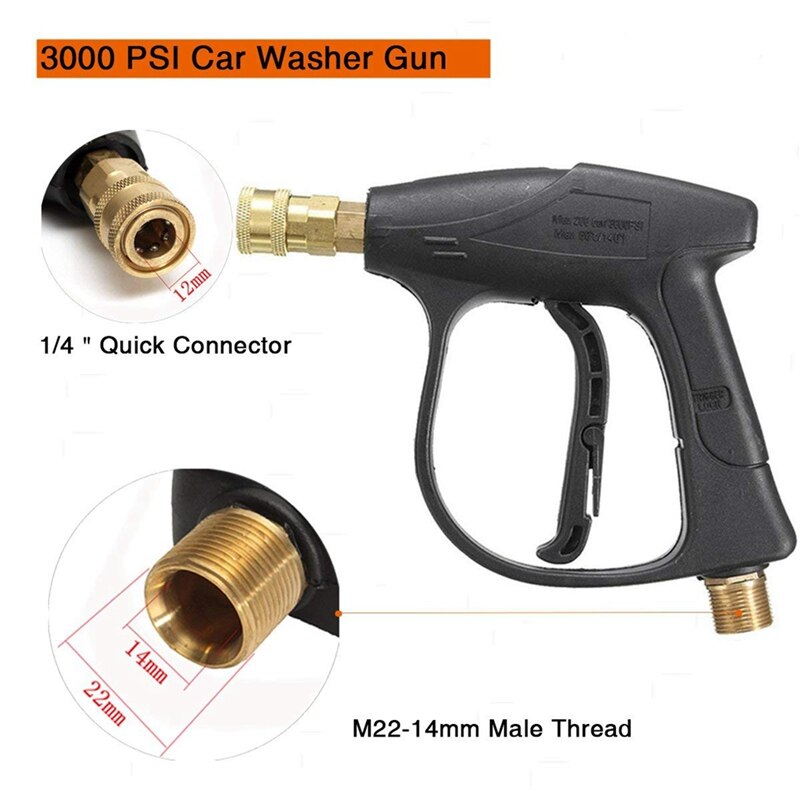 High Pressure Washer Head 3000 PSI Max Car Power Washer Head With 5 Nozzles For Pressure Power Washers