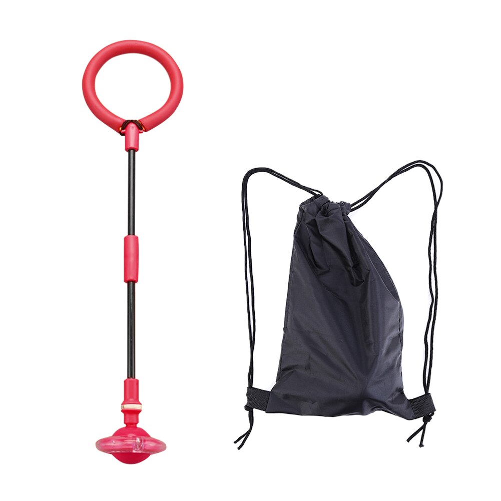 freundlicher glühend hüpfen Bälle Eine Fuß LED-Blitz Springen Seil Knöchel Überspringen für freundlicher Jungen Mädchen Bildung Spielzeug: rot