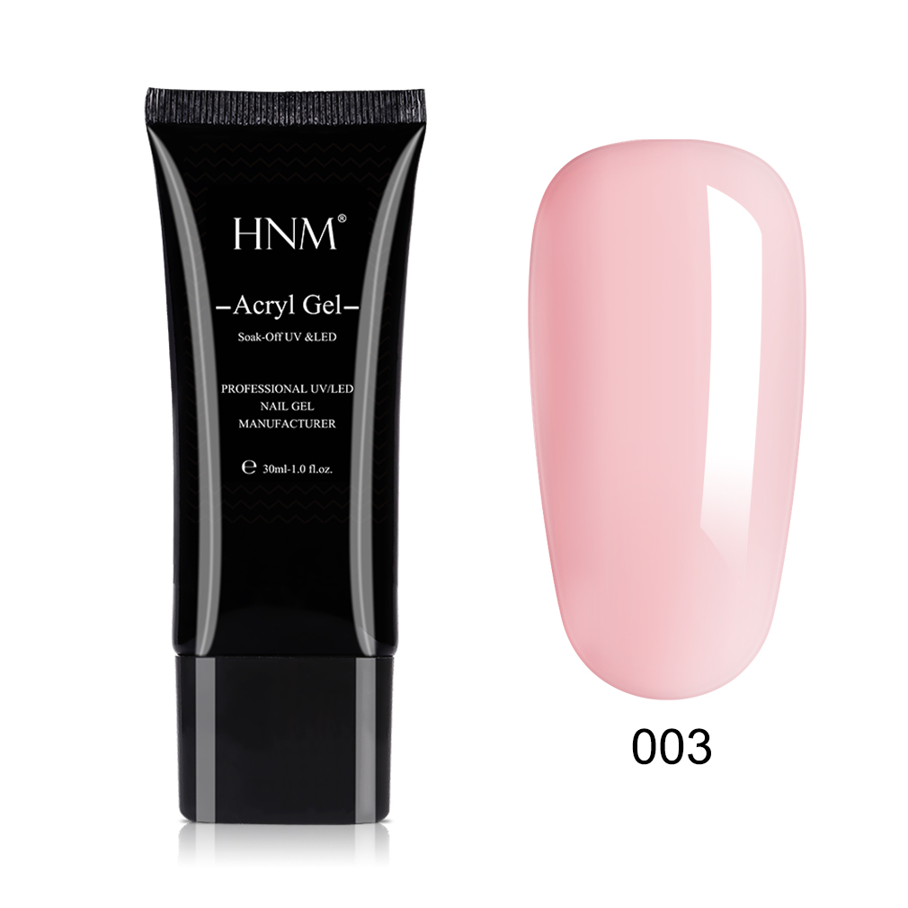 HNM 30ML UV Poly Gel Baumeister Nagel Acryl Gel Verlängerung Acryl Poligel Acrylgel Nagel Formen Aufkleber Stift Pinsel Für näGel Polieren Kunst: 3