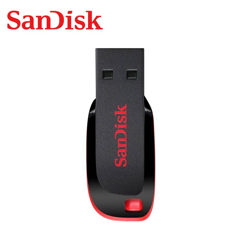 SanDisk 100% oryginalny Cruzer Blade CZ50 pamięć USB 128GB 64GB 32GB 16GB Pen Drive USB 2.0 dysku Pendrive Pendrive