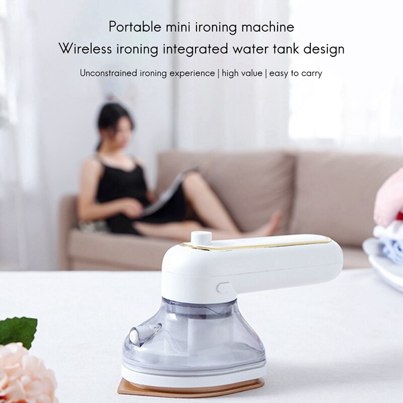 Bezprzewodowy ręczny żelazko parowe maszyna mini przenośny USB akumulator parownica robić odzieży wiszące prasowanie robić domu podróży 160W