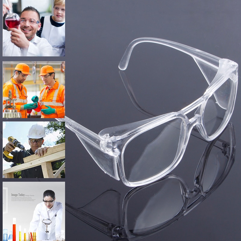 Klar sikkerhedsarbejde lab beskyttelsesbriller briller briller beskyttende anti tåge briller