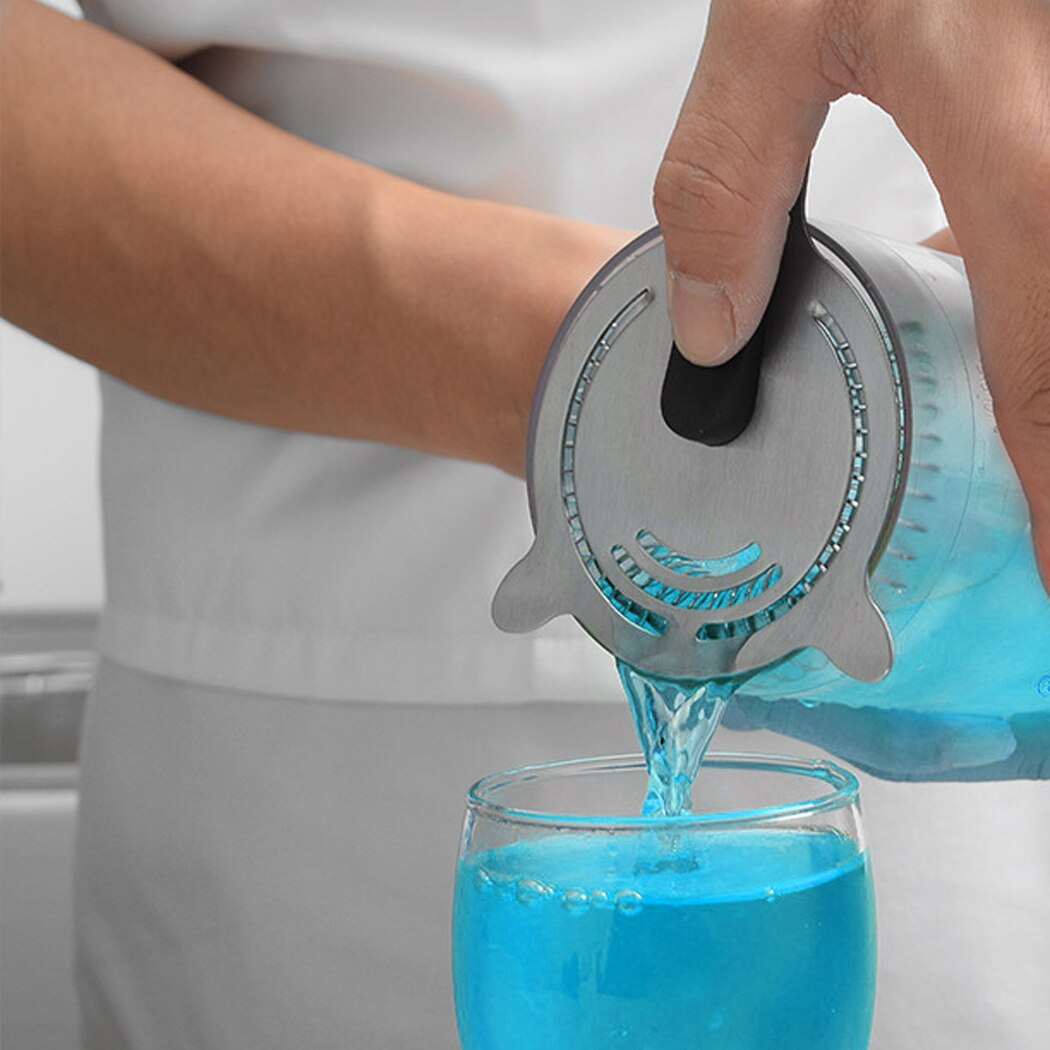 Bar Strainer Sturdy Stainless Steel Cocktail Strainer Cocktail Tool Bartender Supplies Ice Filter Strainer Bar Tool