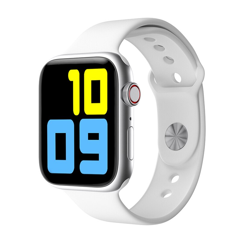 Bluetooth 5.0 smartwatch  f20 waterdichte fitness tracker horloge met hartslagmeter slaap sport smartwatch ondersteuning ios android: Wit