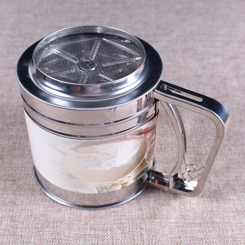Large stainless steel flour Sifters ,double-deck d... – Vicedeal