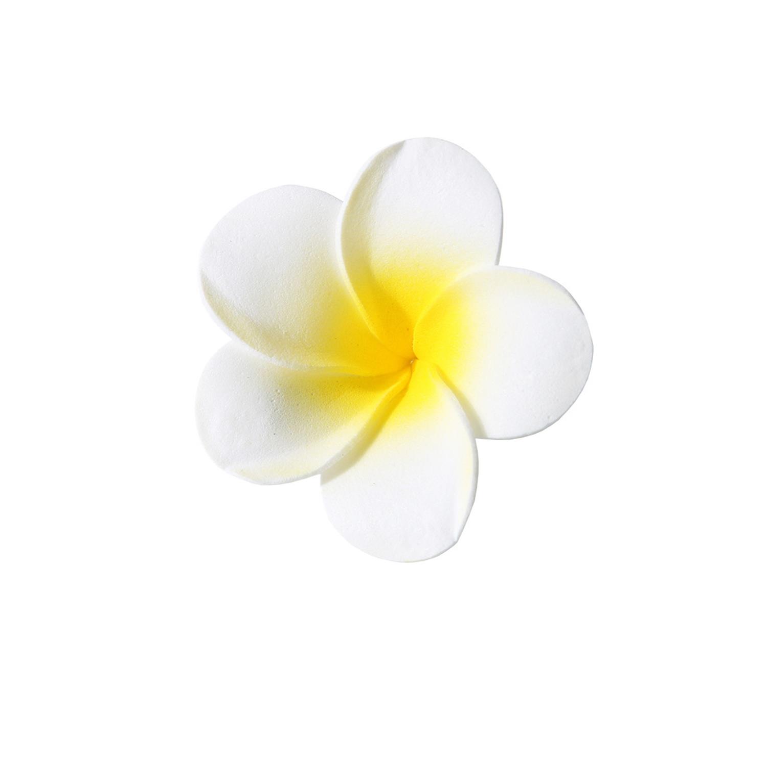 Hawaii plumeria blomma hårspännen för kvinnor flickor blommiga hårnålar för sommar strand bröllopsfest håraccessoarer: Turkos