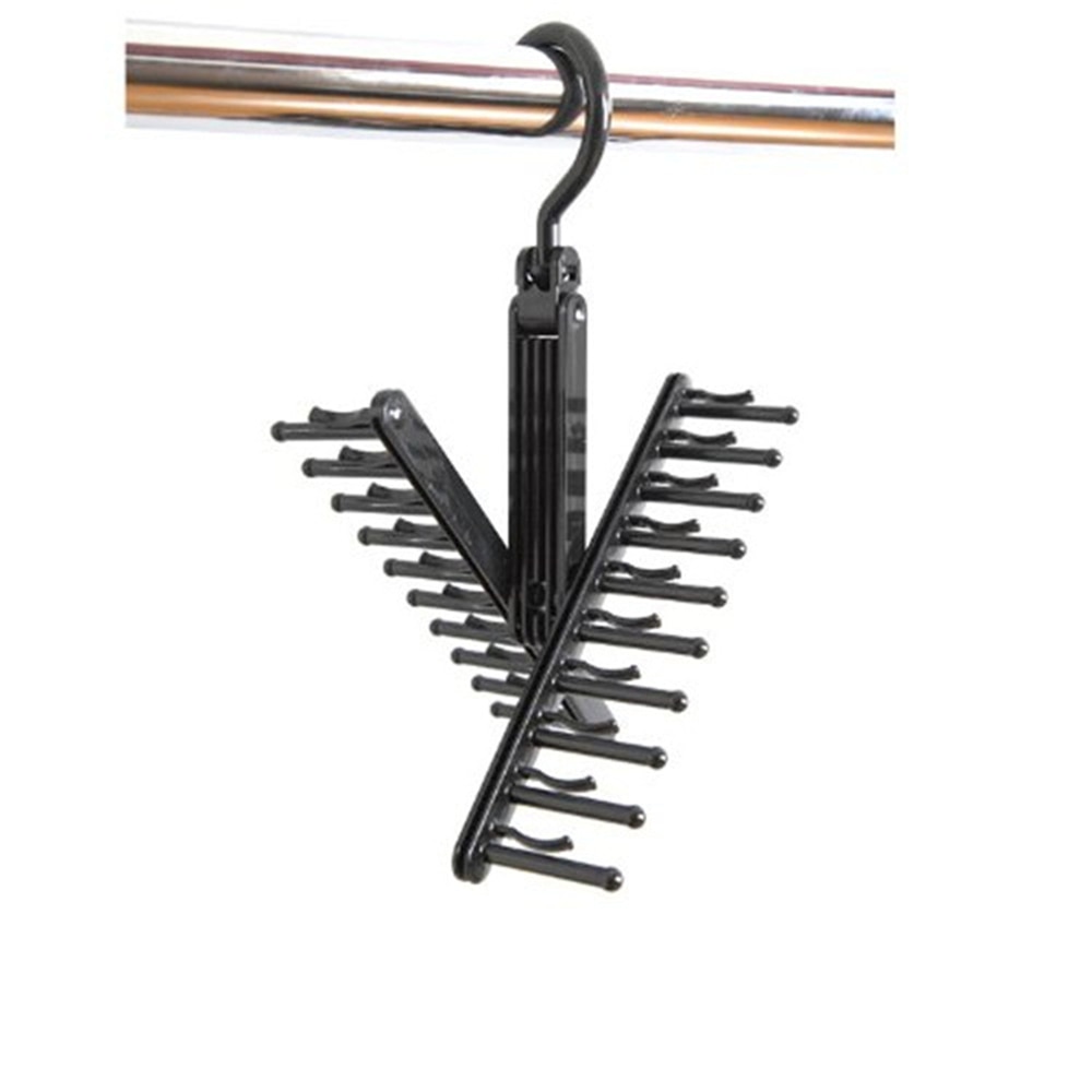 Verstelbare 360 graden draaibare stropdassenrek riem sjaal stropdassen hangerhouder kast opbergorganizer