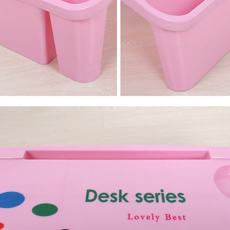 Tidlig uddannelse bord baby studiebord plast legetøjsbord multifunktionelt skrivebord børneseng lille skrivebord spisebord lyserødt