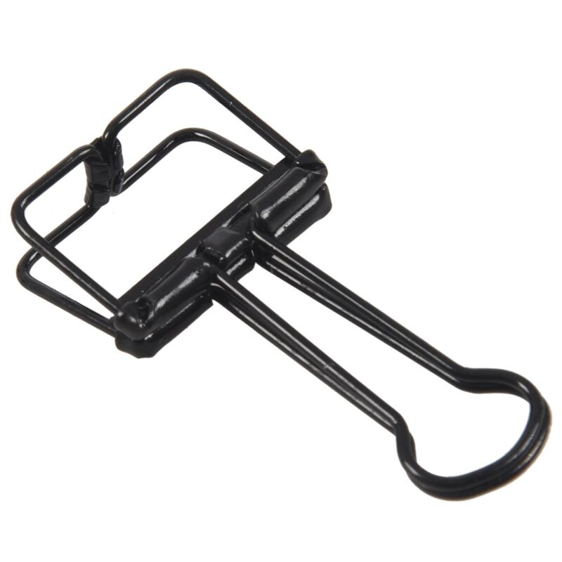 Wire Binder Clips 12 PCS Reusable Paper Clips Small Skeleton Clips with Good Elasticity Strong Grip for Your Documents