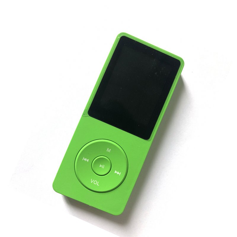 Mini usb MP3 Player With Built-in Speaker hifi speaker mp 3 player 16gb mp 4 Player 16gb with radio X02 walkman mp3-player: Green / 8GB