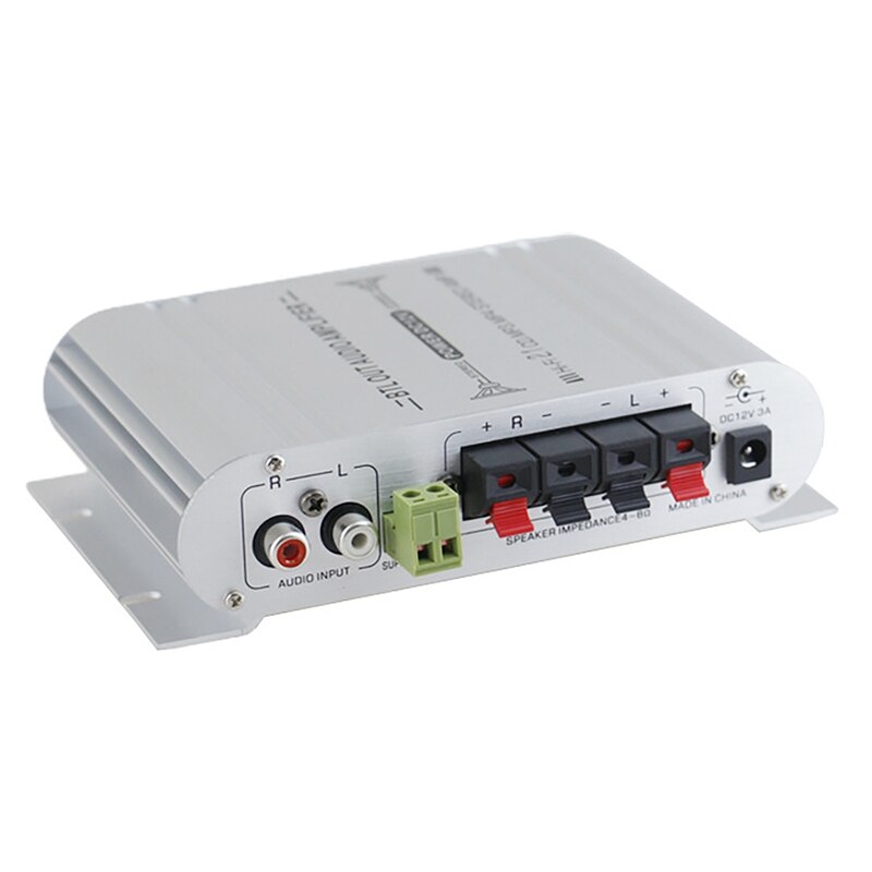 12V 400 wat 2. 1-kanałowy samochodowy sprzęt audio wzmacniacz stereofoniczny głośnik klasa mocy A / B wzmacniacz