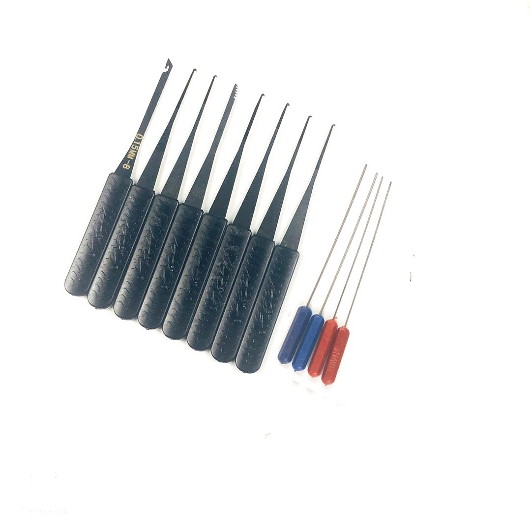 3 In 1 Slotenmaker Praktijk Gereedschap Set,Transparet Slot, Kaart Lock Tool, gebroken Sleutel Verwijderen Tool, Spanning Moersleutel