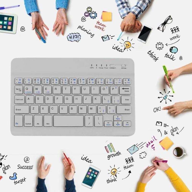 7 tommer bluetooth tastatur til ipad pro 11 12.9 10.5 air 2 3 mini 4 gamer tastatur trådløst teclado til ipad 10.2