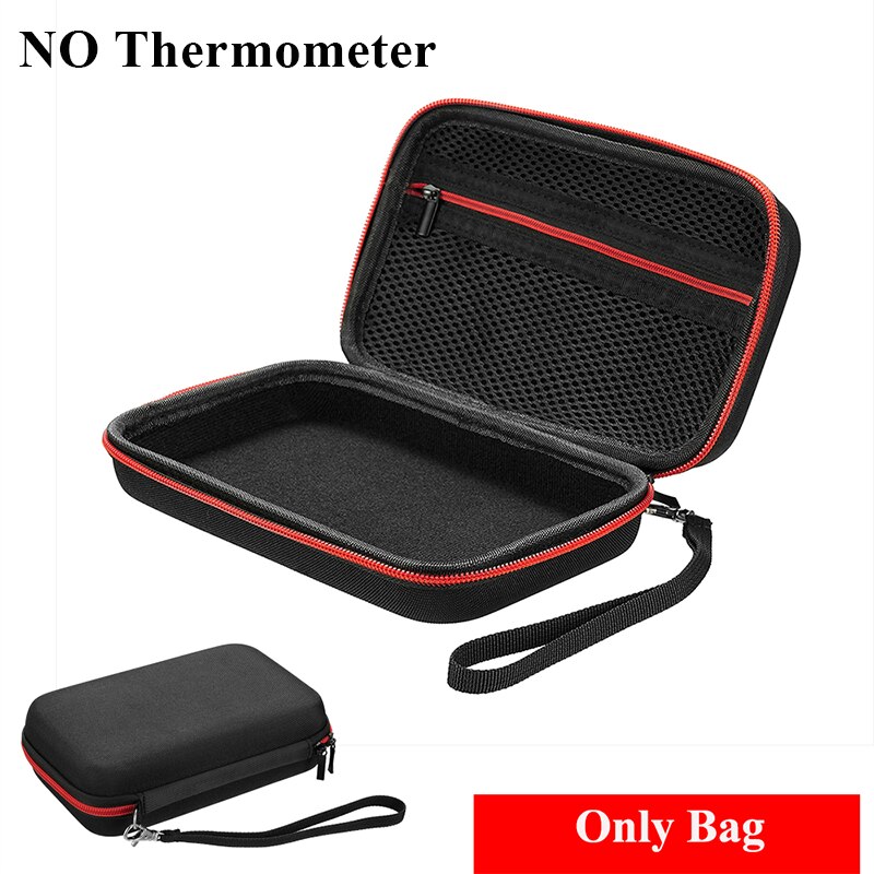 Handheld Electronic Thermometer Portable Forehead Thermometer Ear Thermometer High Precision Non-contact Infrared Thermometer: Only Bag