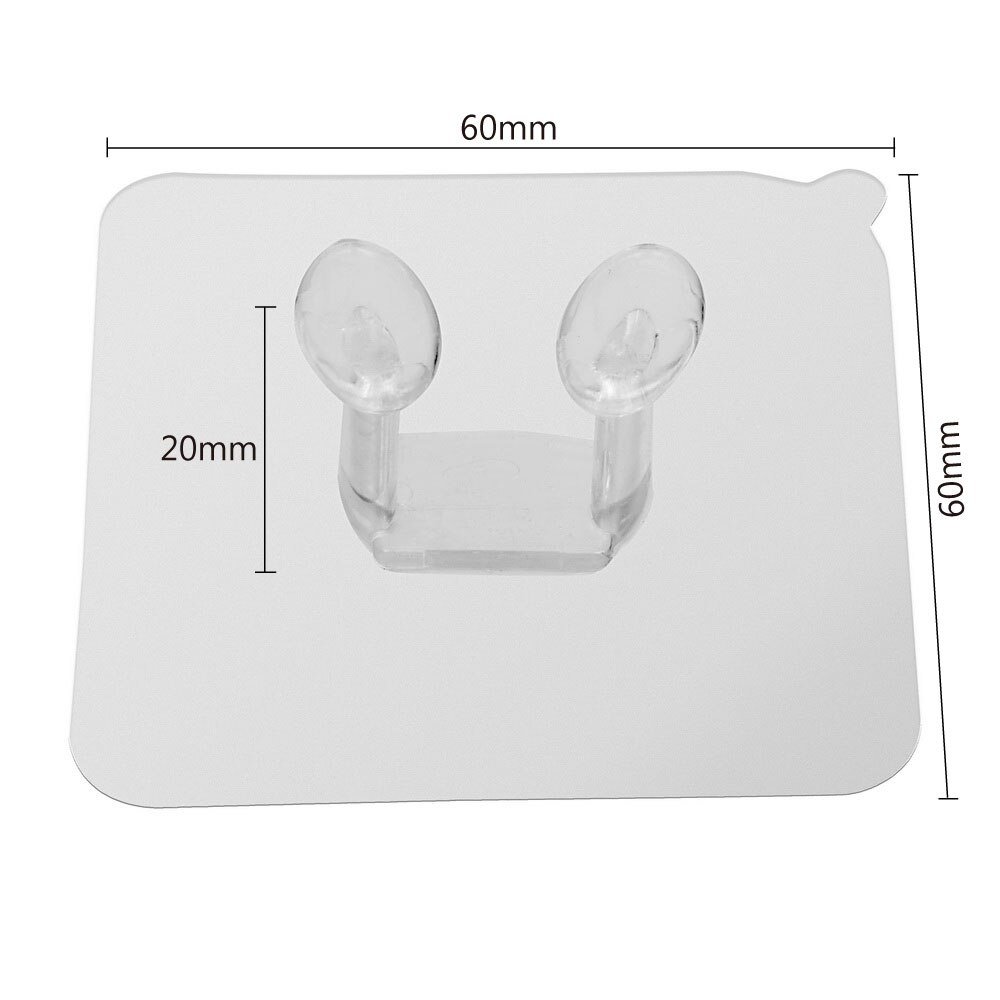 HILIFE Wall Mounted Self Sticky Hooks 5pcs Strong Adhesive Hook Power Plug Socket Hanger Holder Multifunction Wall Storage Hooks